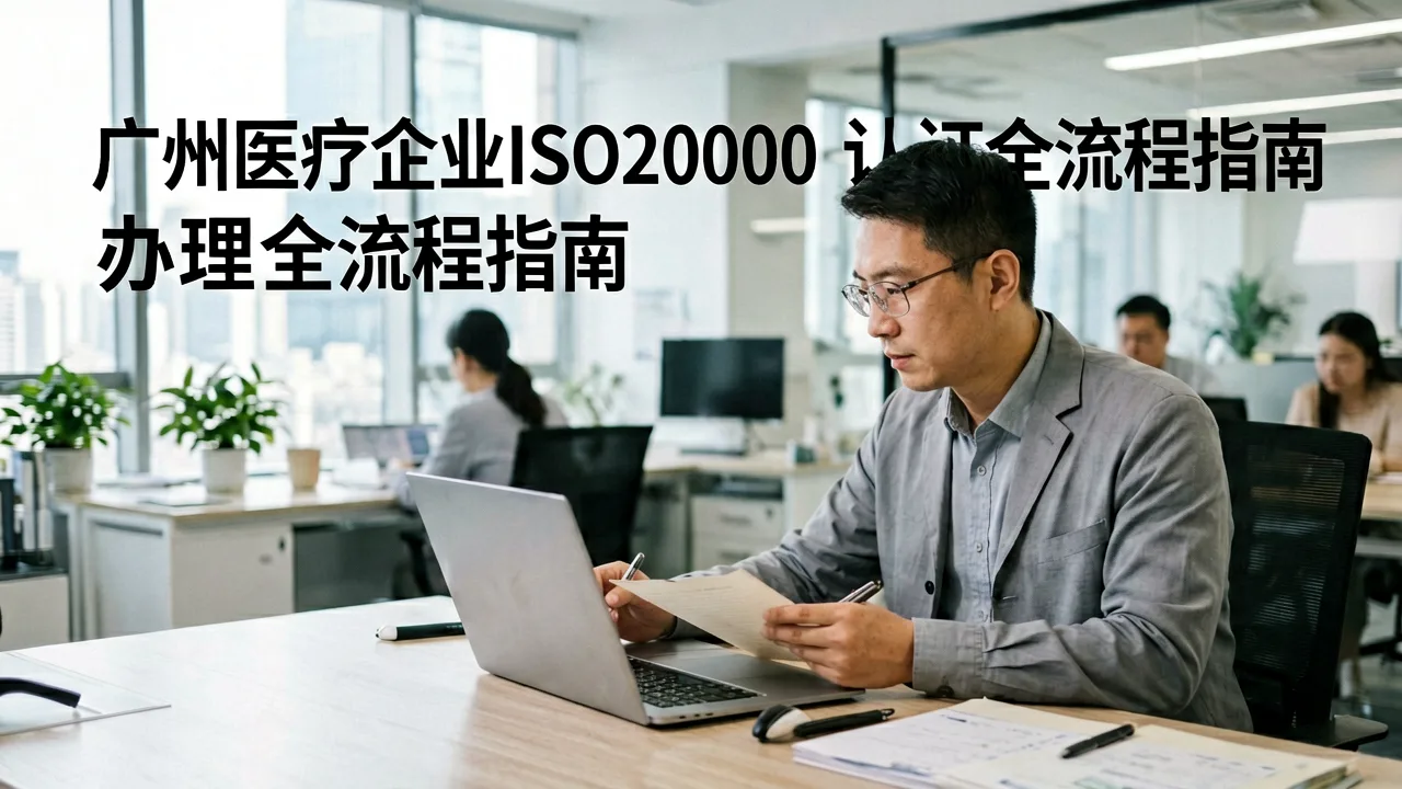广州医疗企业ISO20000认证办理全流程指南